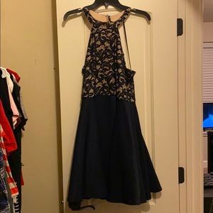 Blue Homecoming dress
